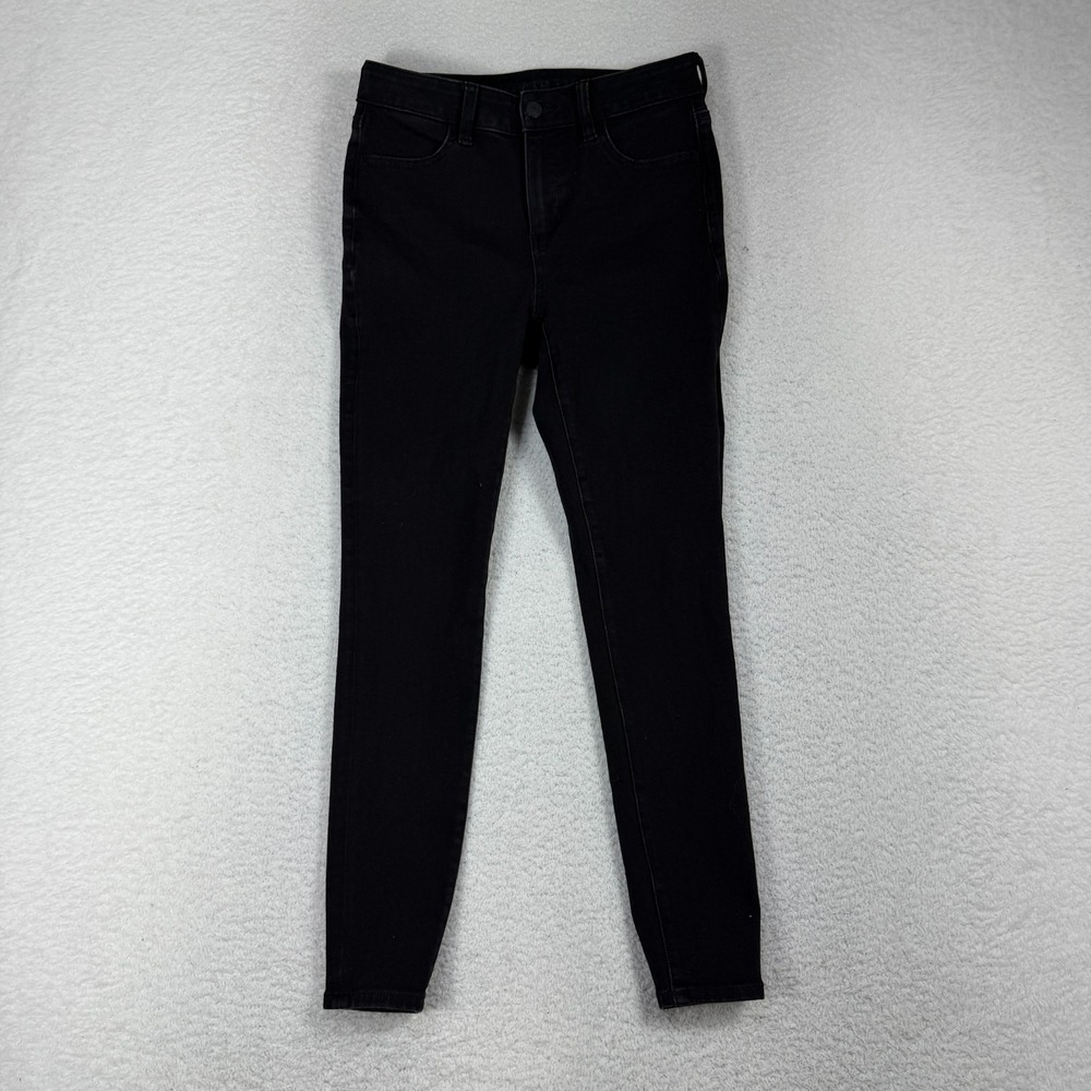 American Eagle Dream Stretch High Rise Jegging Womens 4 Short 28x26 Black Denim